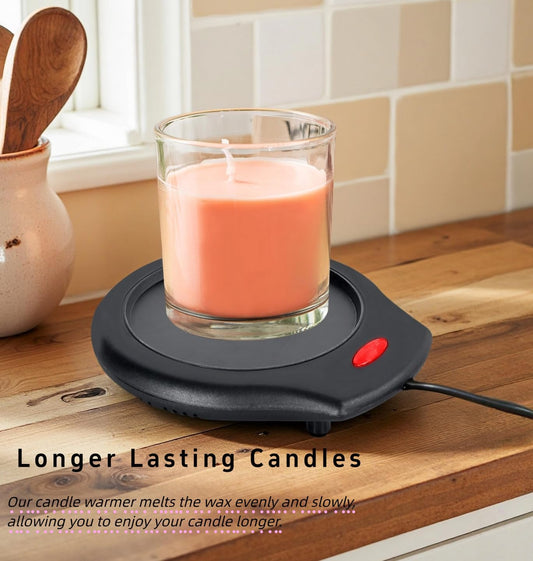 ASAWASA Candle Warmer for Large Jar, Coffee Mug Warmers | Safely Releases Scents Without a Flame, Melt Candle Quickly, Enjoy Your Warm Coffee Tea. Gifts for Festival Birthday Women