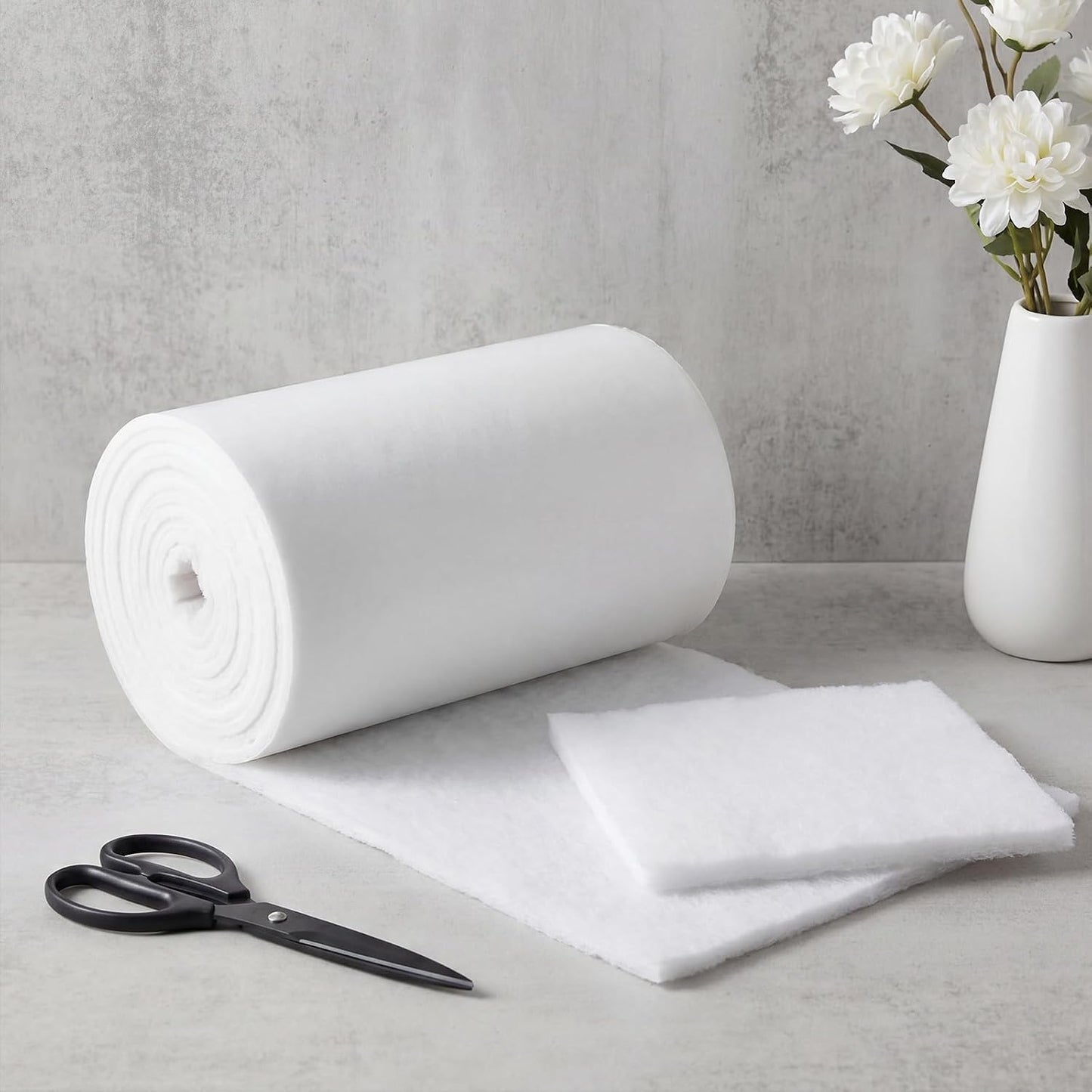 Jecery Adhesive Felt Roll, 1/4" X 6" X 1.25 Yard, Beige | Self-adhesive Padding for Foot Support, Pressure Relief, Furniture Protection, Splint Lining Cushion