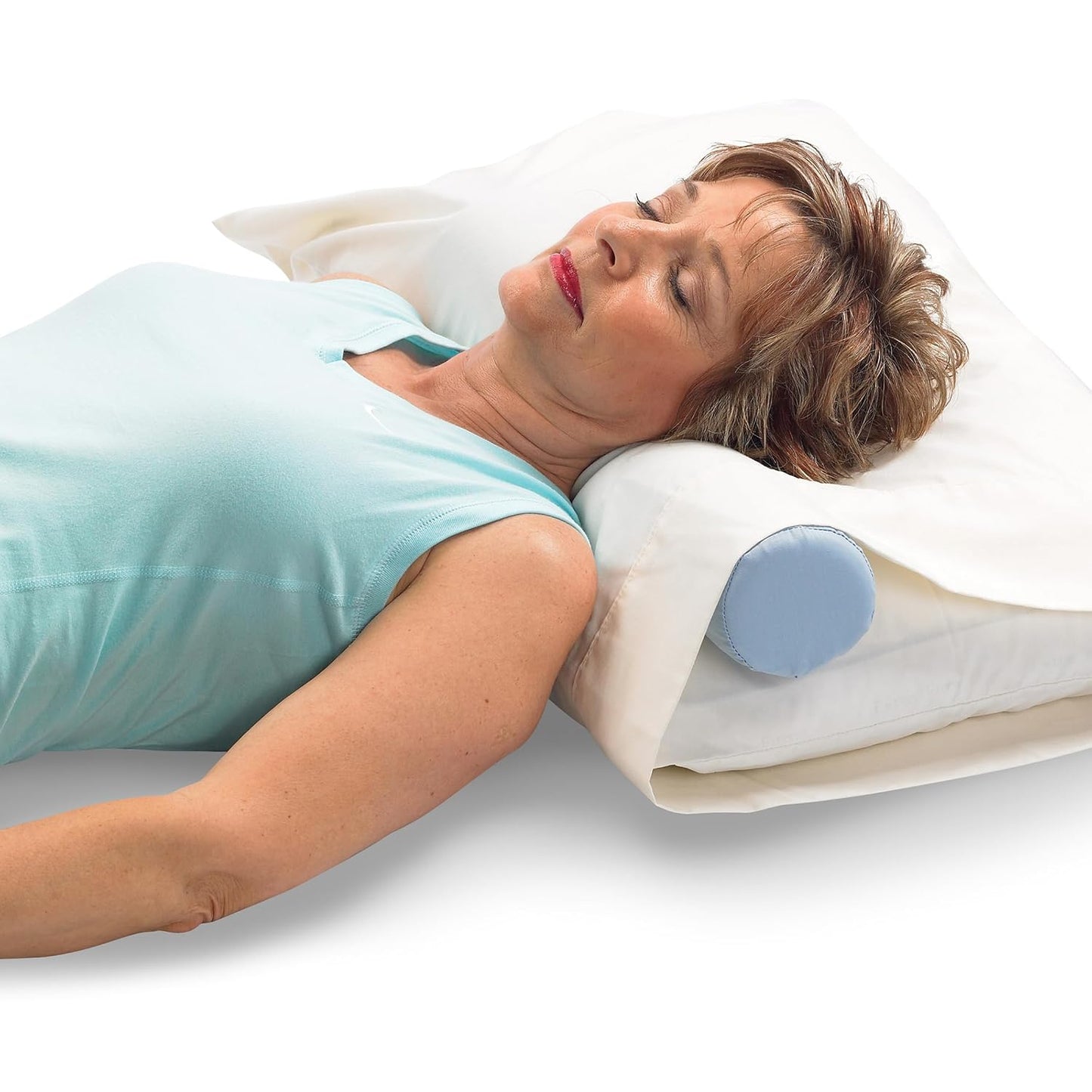 OPTP The Original McKenzie Cervical Roll, 20" Neck Support Pillow for Sleep | Relieve neck and back pain, round pillow for improved sleeping support and cervical pain relief, made in the USA