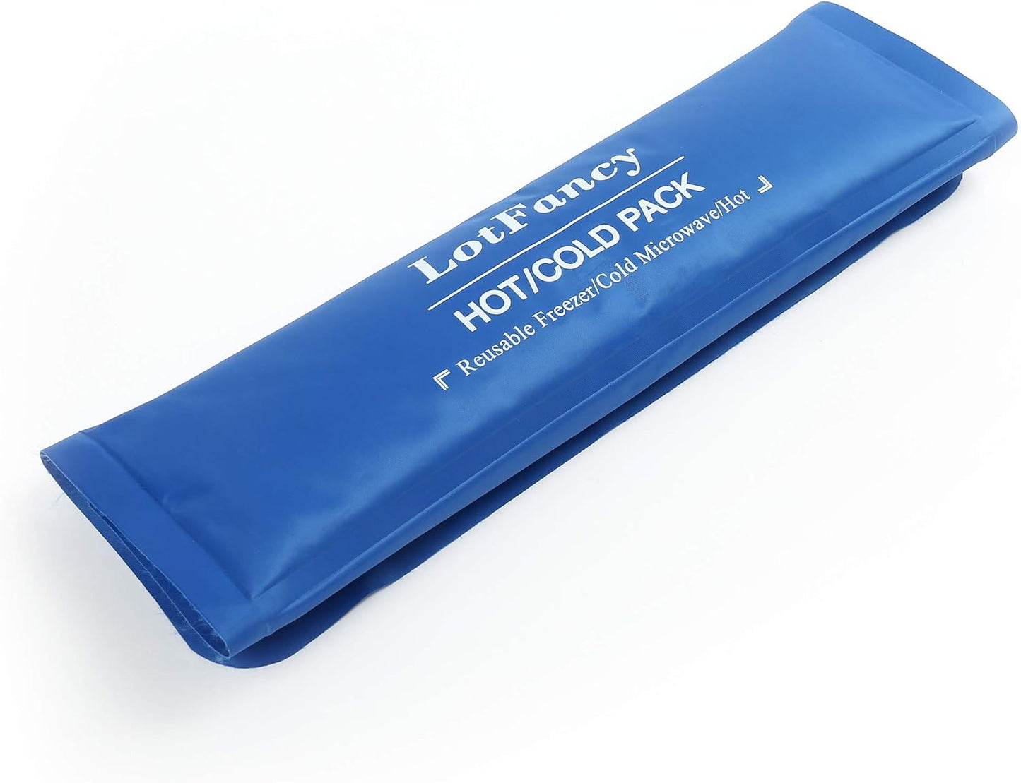 LotFancy Gel Ice Packs, 2pc Reusable Hot Cold Pack for Therapy, Heating Cooling Gel Pad, Pain Relief for Face, Head, TMJ, Wisdom Teeth, Oral Facial Surgery, Sport Injuries, Migraine, Muscle Joint