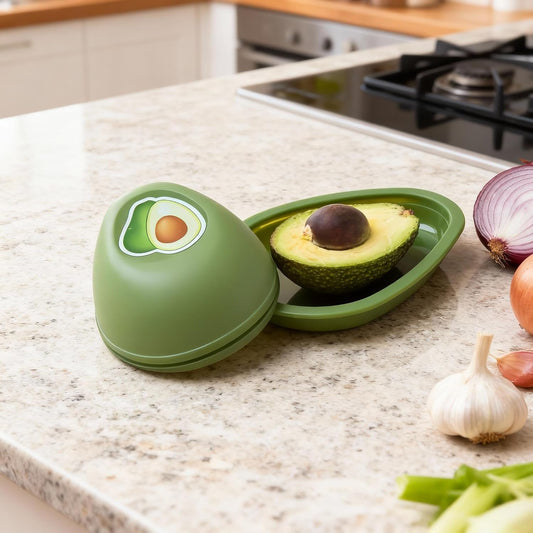 Onion Storage, Avocado Saver Keeper, Reusable Tomato Lemon Holder | Fruits and Vegetables Storage Container with Clear Lid (Onion Saver)