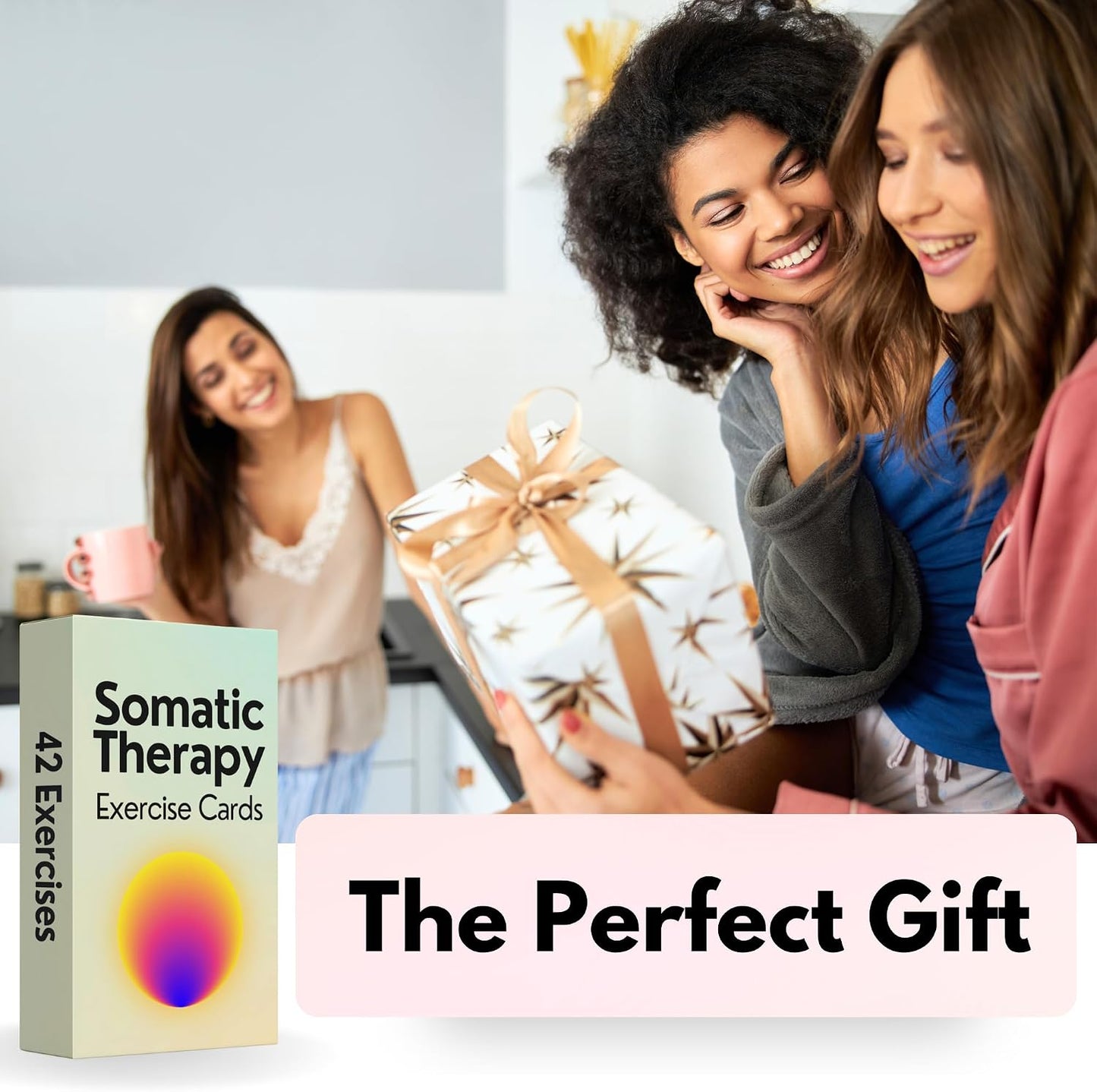 CATCHYOURDREAMS Somatic Therapy Exercise Cards: 42 Simple Practices to Reduce Stress, Release Tension, and Reconnect with Your Body Anytime, Anywhere