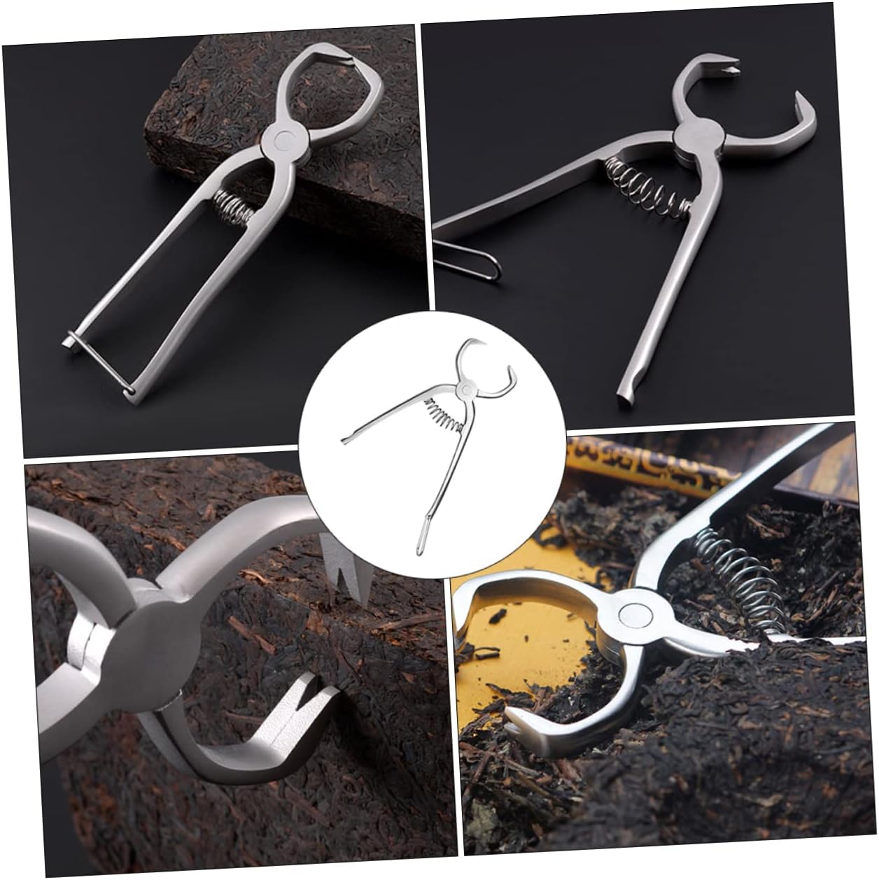 Tea Ceremony Accessories Tea Cake Clamp Pliers Tongs Nut Pliers Easy to Use