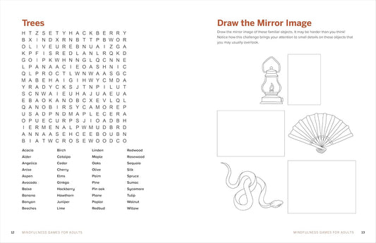 Mindfulness Games for Adults: 90+ Puzzles and Activities to Relax and Stay Present