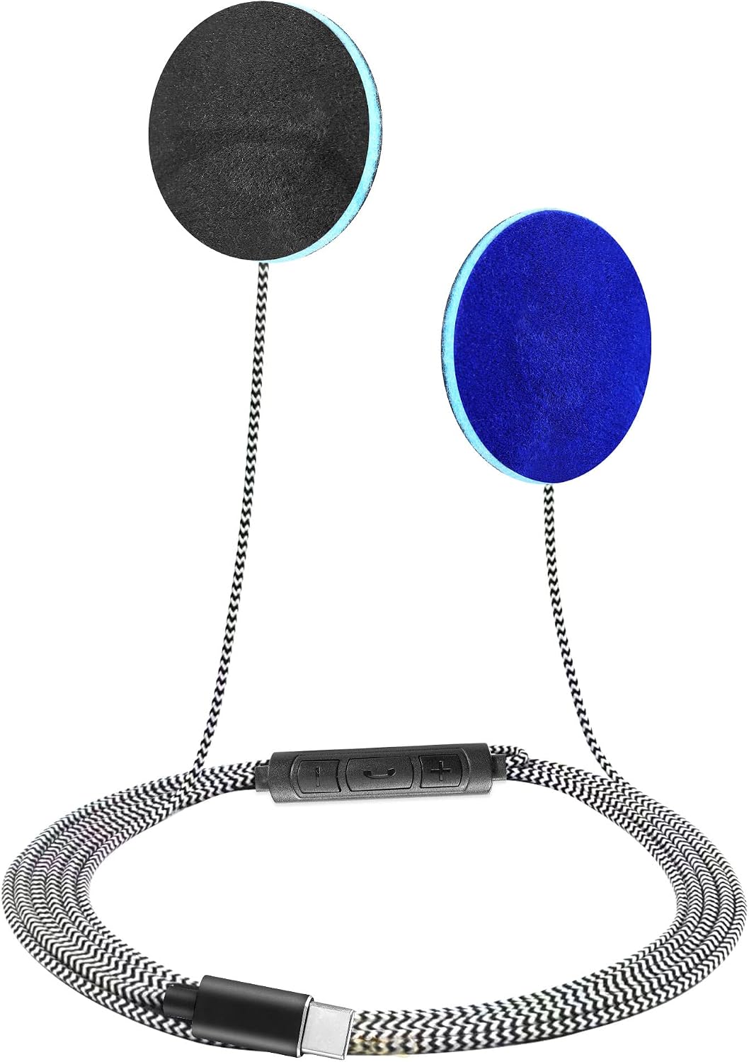 Sleep Ultra Thin Pillow Speakers with Mic, Control Button 3.5mm Interface