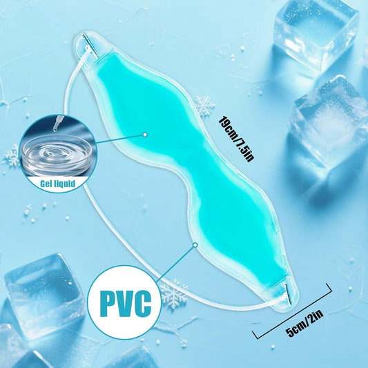 Cooling Eye Mask - Gel Ice Pack Reusable Cooling Eye Pads and Under Patches,Eye Hot Cold Treatment for Redness,Pain Relief Relax.
