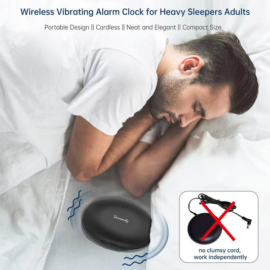DreamSky Vibrating Alarm Clock for Heavy Sleepers Adults Under Pillow