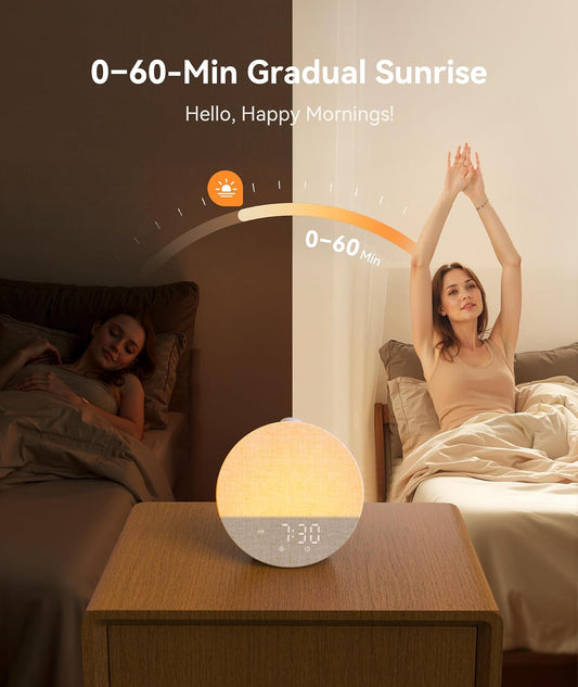 Dreamegg Sunrise 1 Pro, Sunrise Alarm Clock, Sound Machine for Sleep