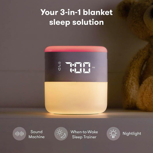 Frida Baby 3-in-1 Alarm Clock, Sound Machine, Nightlight, Bluetooth Enabled