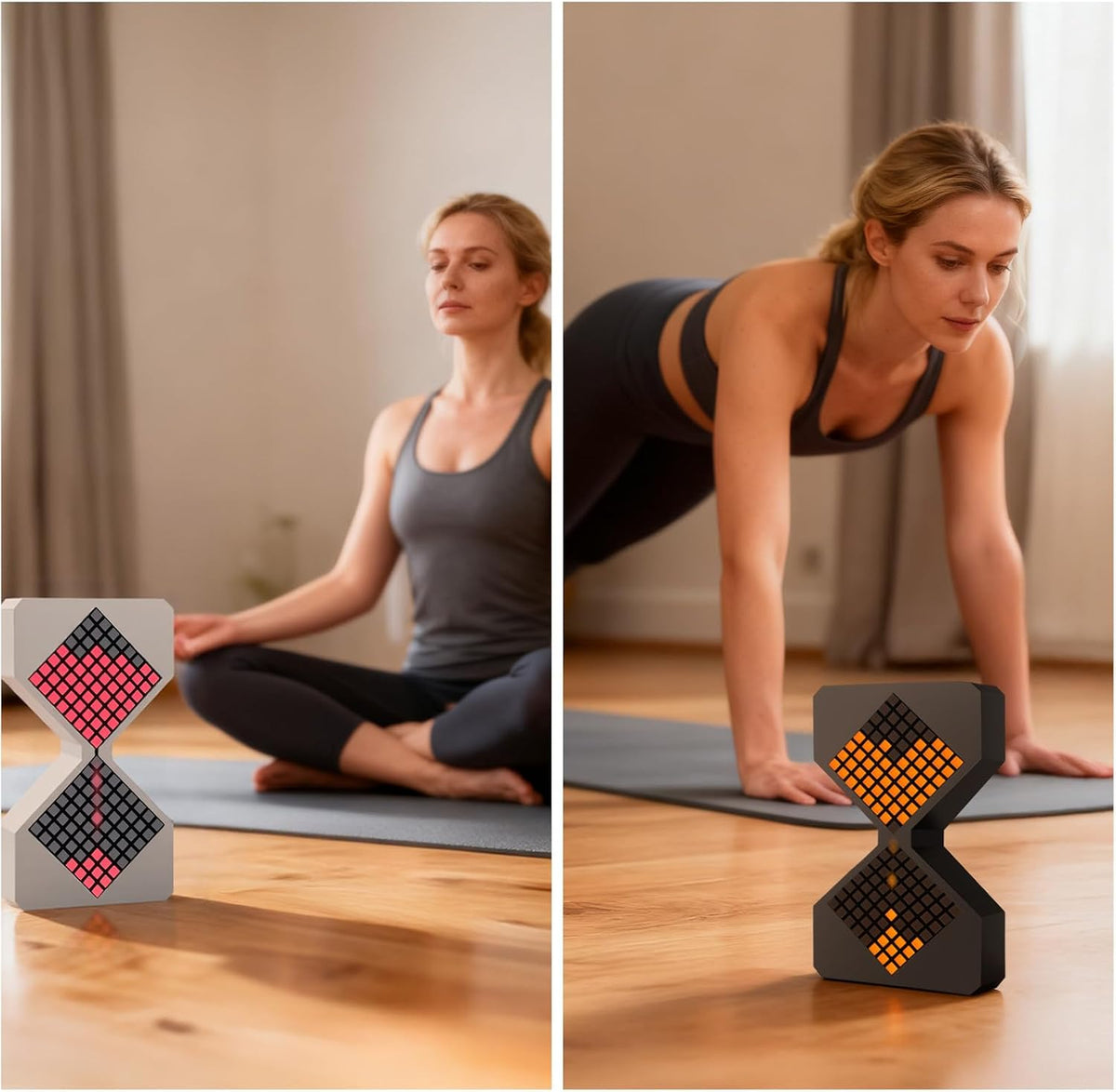 Digital Hourglass Visual Timer, LED Focus Timers