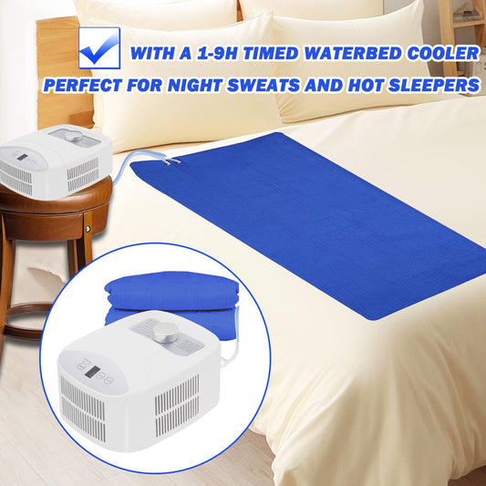 Water Cooling Mattress Pad, Bed Cooling System, Portable Bed Chiller, Cooled Mattress, Cool Sleep (63"×27.55")
