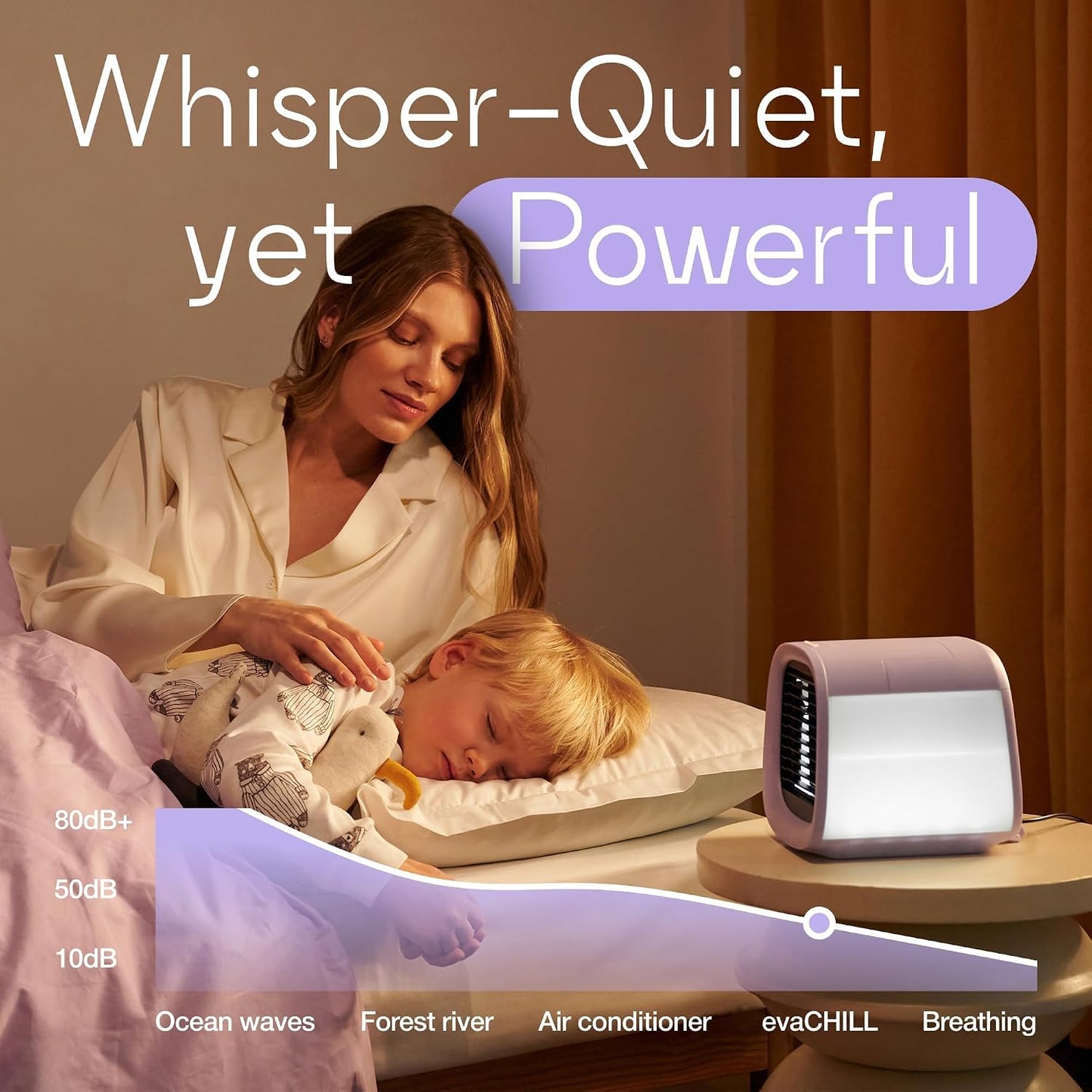 Evapolar Portable AC Unit- Small Personal Air Conditioners - Mini Evaporative Air Cooler for Desk and Camping - Swamp Cooler - Evachill, Lavanda | Small Personal Air Conditioner, Mini Evaporative Air Cooler, For Desk and Camping, Swamp Cooler