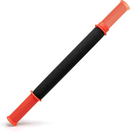 Tiger Tail Bundle: 18in Portable Massage Stick Portable Roller + Happy Muscles Book