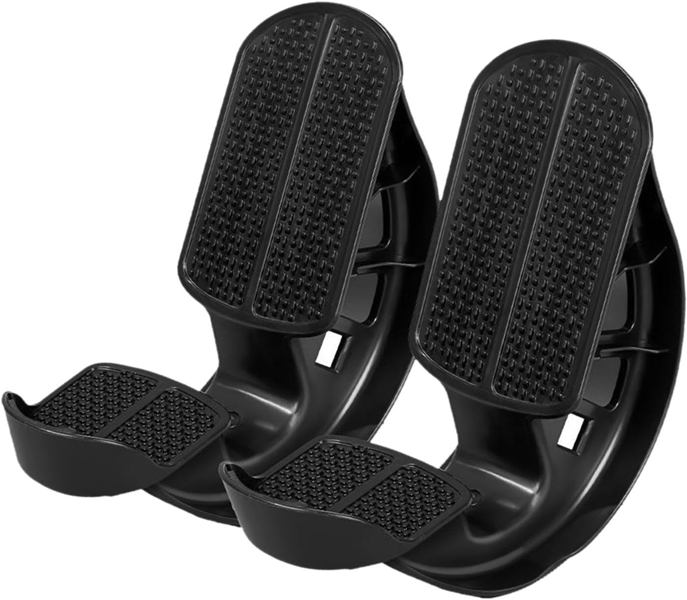 Menolana 2X Foot Rocker Calf Stretcher Portable Fitness Pedal Workout Stretching Tool Tendon Stretch Board for Tight Calves Office Use, Black