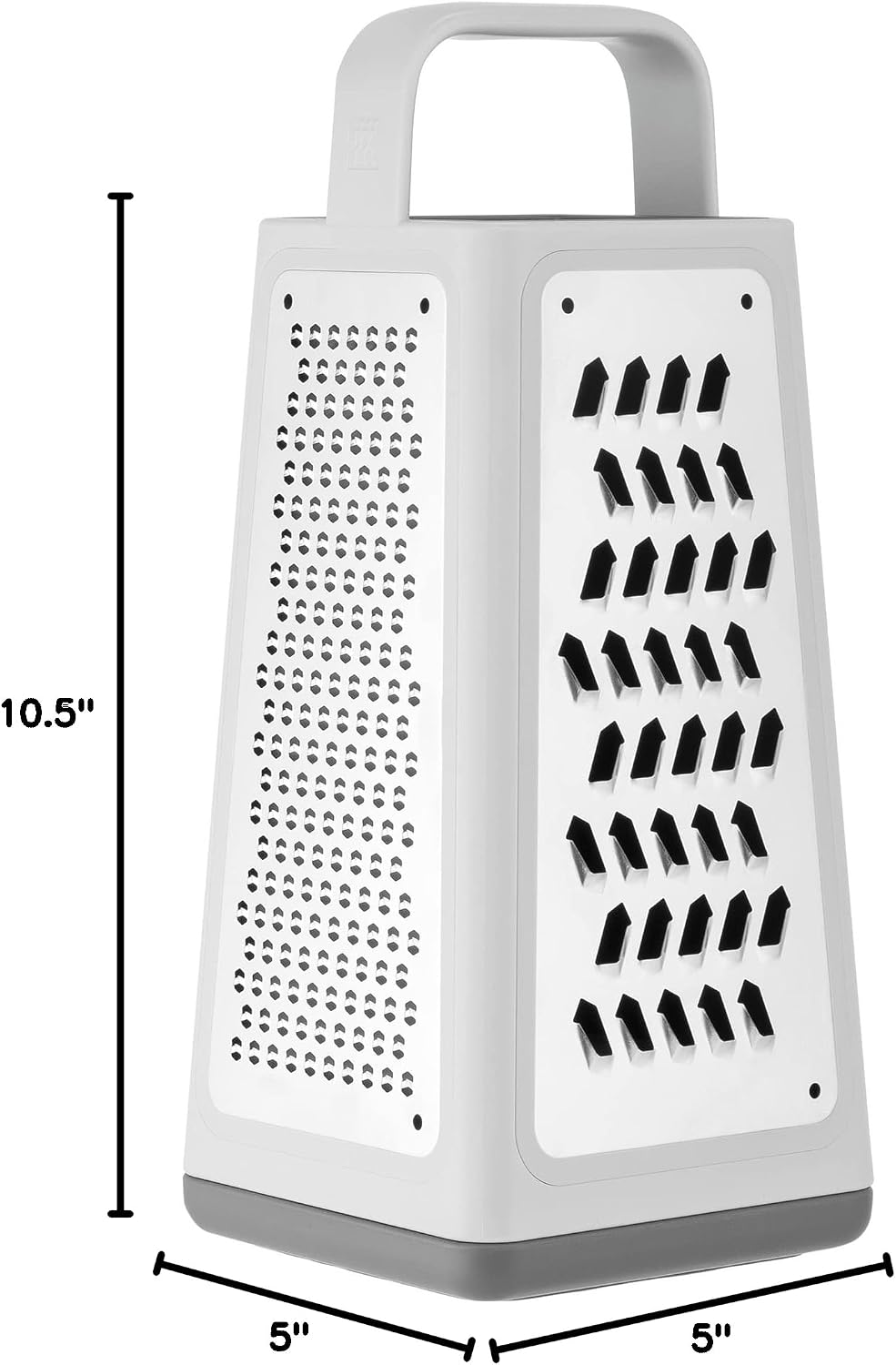 ZWILLING Z-Cut Multifunctional Grater, Mandoline, Faster Grating Technology, Zester, Rasp Grater, Slicer, Finger Guard, Grey
