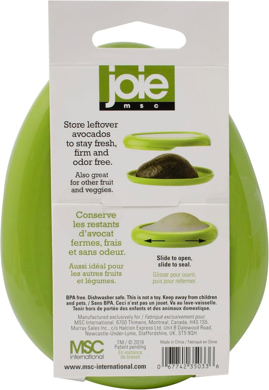 Joie Food Saver, Fresh Stretch Pod Avocado Storage Container, BPA-Free | Stores Leftover Half of Avocado For Fresh Keeping, Keeps Leftover Produce Flavorful and Firm in Fridge, Slows Down Oxidation