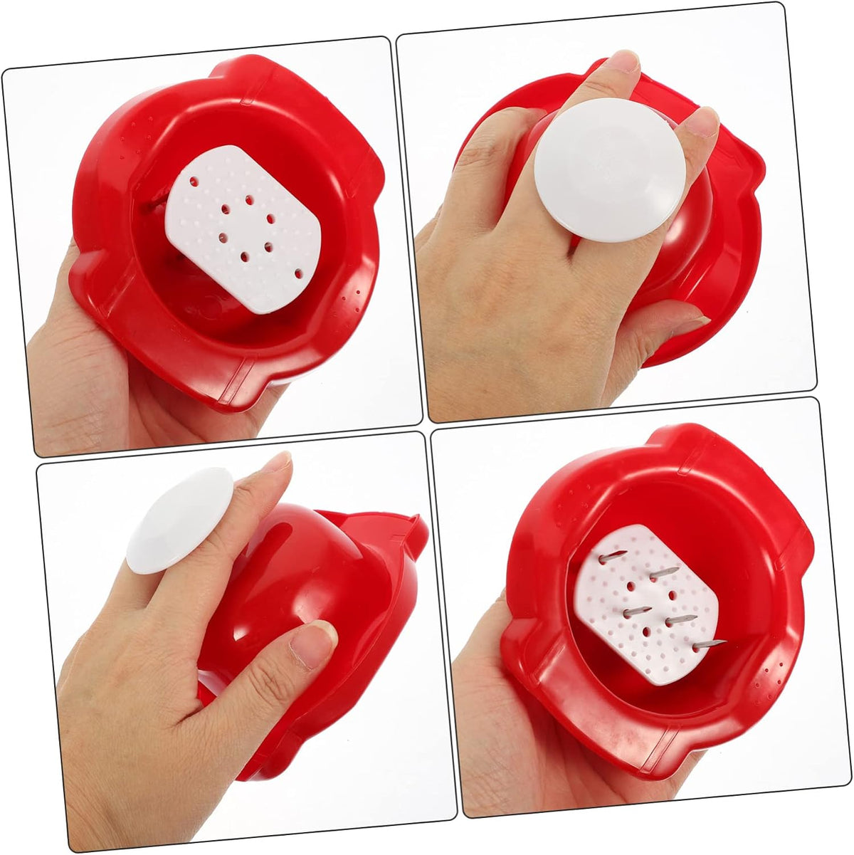 3pcs Potato Grater Vegetable Cutter with Hand Protector for Kitchen