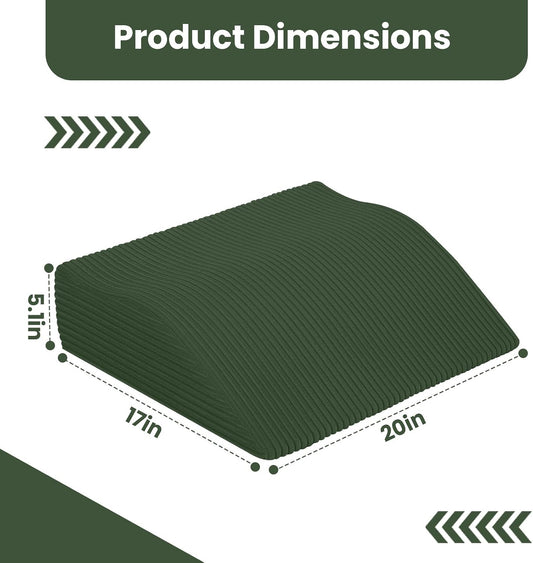 idee-home Recliner Leg Rest Cushion, Recliner Footrest Extender Pillow