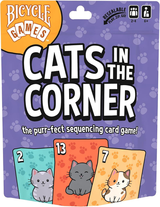 Bicycle Cats in the Corner Card Game for 2-4 Players Ages 6+