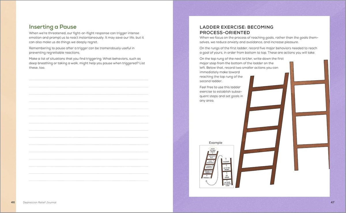 Depression Relief Journal: Creative Prompts & Mindfulness Practices to Release Negative Emotions