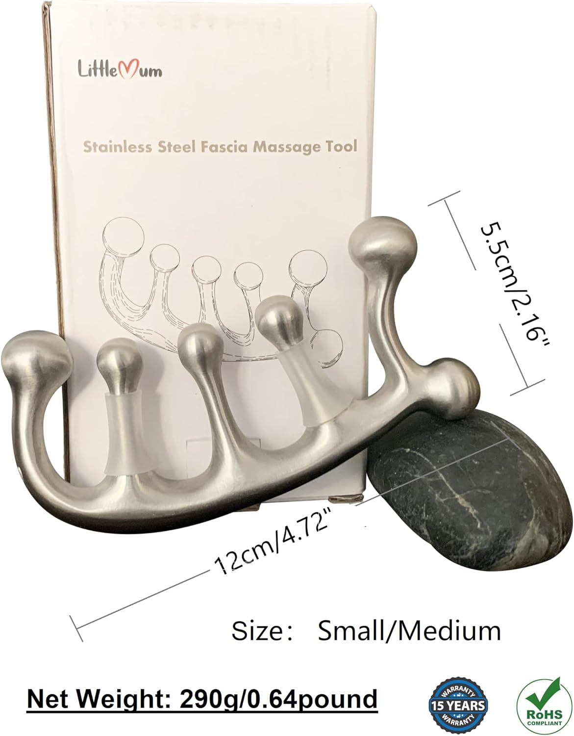 LittleMum 5-Point Curved Massage Tool, Myofasical Releas