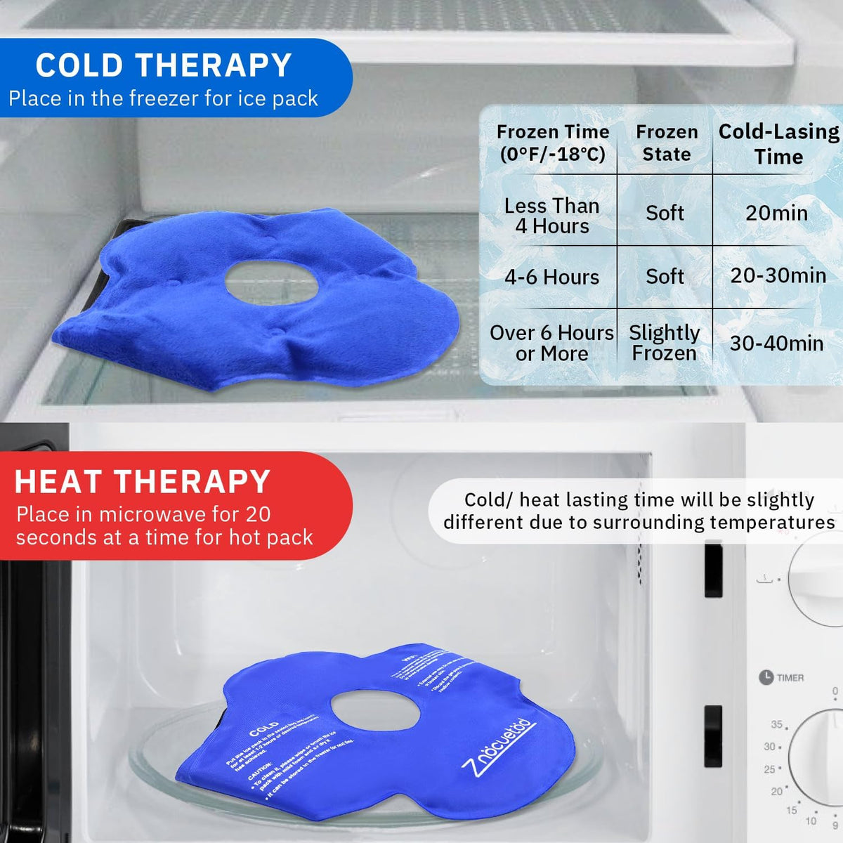 Knee Ice Pack for Injuries Gel Reusable Hot Cold Therapy Compression Wraps for Pain Relief Arthritis Meniscus Tear Surgery Recovery Sprains Swelling Cooling Knees Brace for Women Men Girls Boys