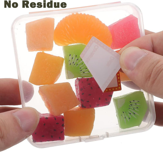 3 Rolls 1500Pcs Freezer Labels, BetterJonny 25 x 40mm Colored Removable Freezer Labels Self-Adhesive Food Storage Stickers with Strong Adhesion for Office School and Home(3 Styles)