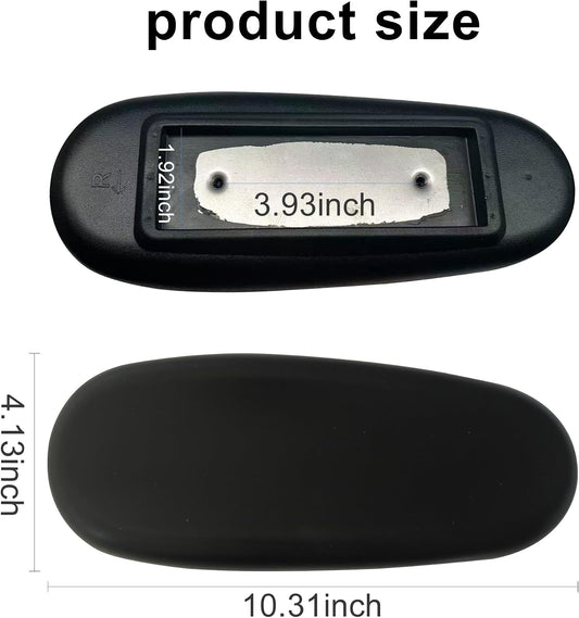 Office Chair Armrest Pads Replacement,Suitable for Most Gaming Chairs | 2 Pack PU Arm Rest Cushion Covers, 10.31" x 4.13" Universal Ergonomic Armrest Cushion for Office Desk Chair Gaming Chair