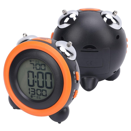 Vibrating Alarm Clock with Bed Shaker Portable Digital Alarm Clock with LED Display for Heavy Sleepers