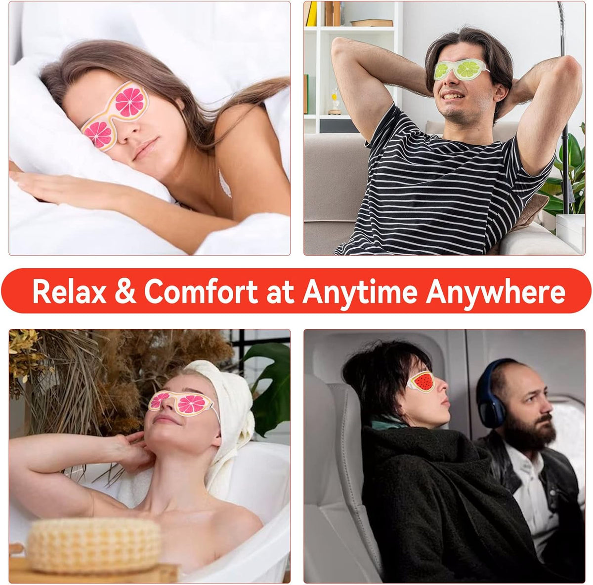 Gel Eye Mask for Dark Circles and Puffiness,Cold/Hot Packs Reusable Cute Cooling Ice Eye Masks,Relief Migraine Eyes Swollen,Soft & Non Toxic Suitable for Kids,Woman and Man(3 Pack)