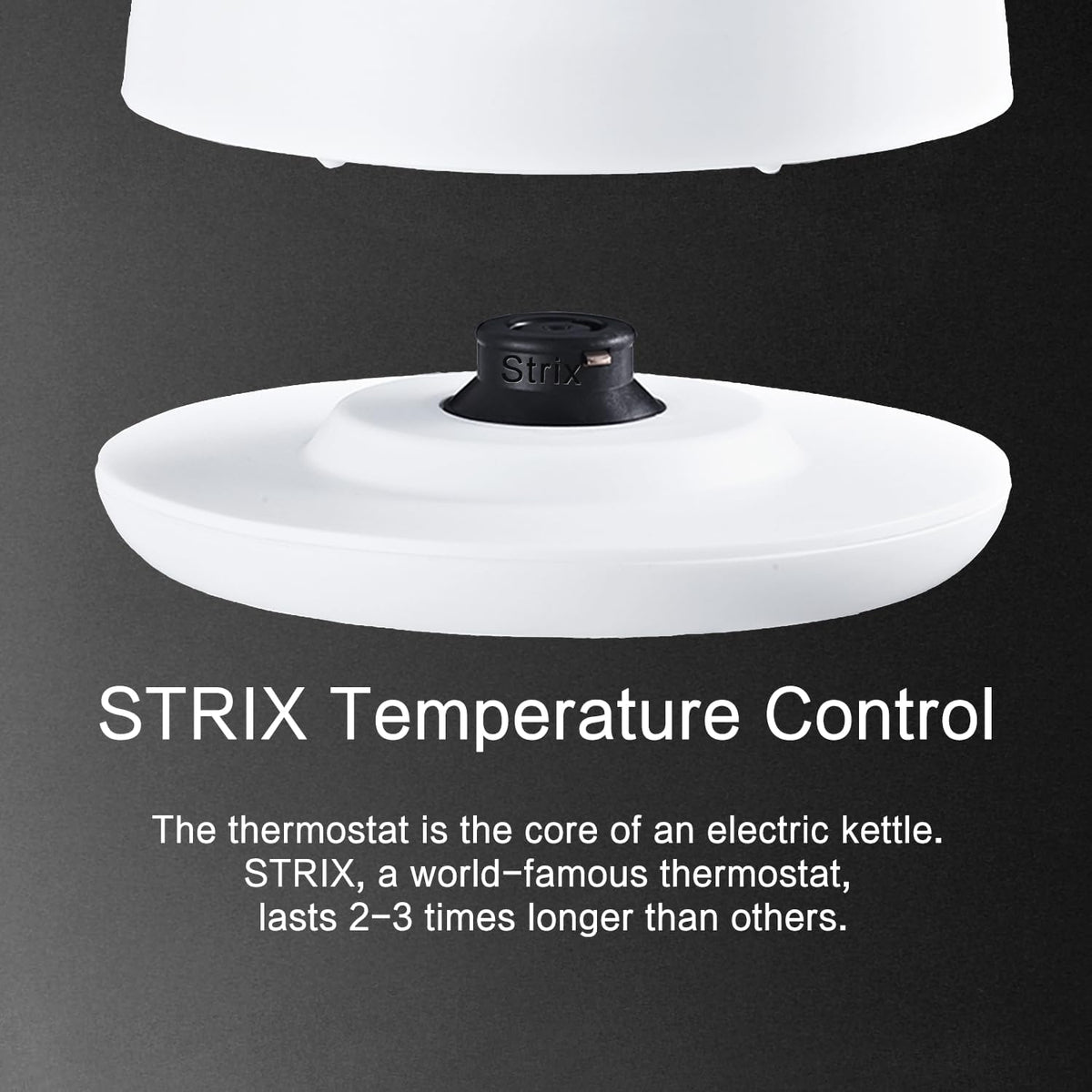 1.5L Electric Kettle Temperature Control, Black | Double Wall Cool Touch Teapot, Fast Boil, 5 Temperature Control, LED Display, Auto Shut-Off & Keep Warm