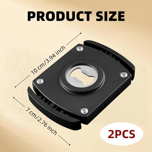 2 Pcs Beer Can Opener,Can Top Remover, Can Opener,Can Cutter,Can Opener Smooth Edge,Smooth Edges,Suitable For 8-19 Oz Aluminum Soft-Rim Cans,Household Bar Tools