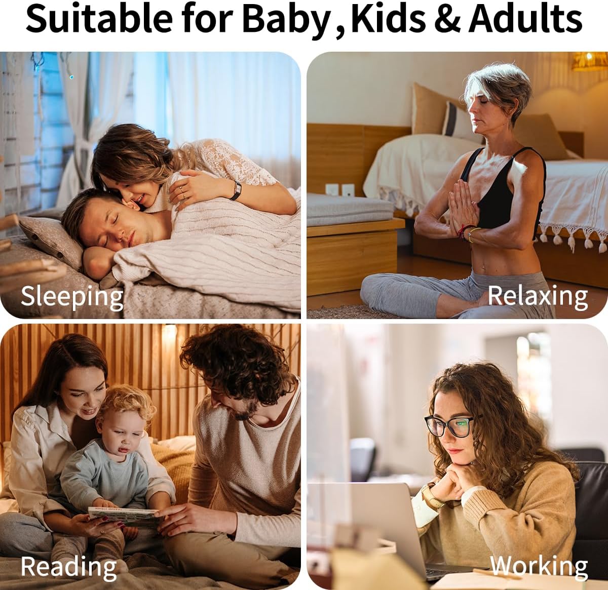 Wake Up Light Sunrise Alarm Clock for Bedroom Sunrise Sunset Simulation 23 Natural Sounds 13 Colors Night Light Dual Alarms and Snooze Sleep Aid for Heavy Sleepers Kids Adults (Wood Grain)