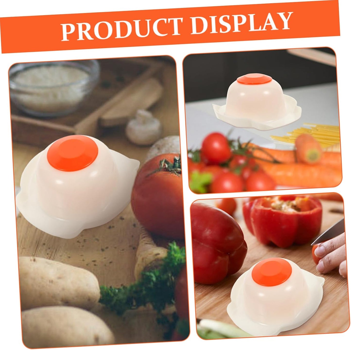 HEALLILY Cutting Vegetable Guard Slicer Finger Protector Food Slicer Holder Grater Holder Kitchen Tool Safety for Cooking