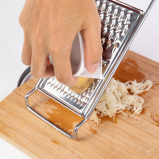 Hemoton Food Safety Holder for Mandoline Slicer Set of 2 Plastic Finger Guard for Vegetable Cutting and Grating Kitchen Gadgets 3.74X2.95X1.18In