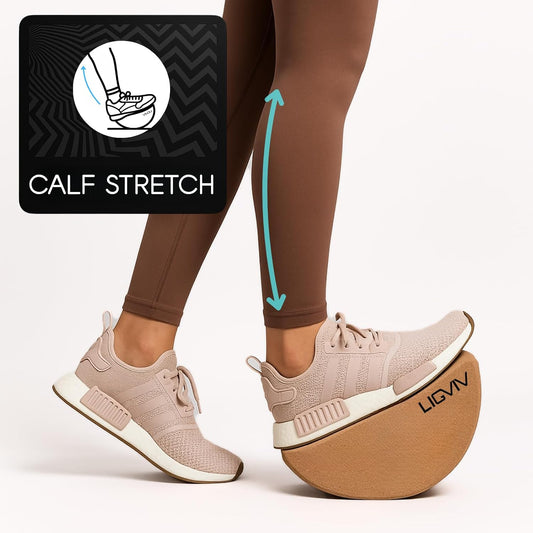 Calf Stretcher and Foot Rocker for Plantar Fasciitis