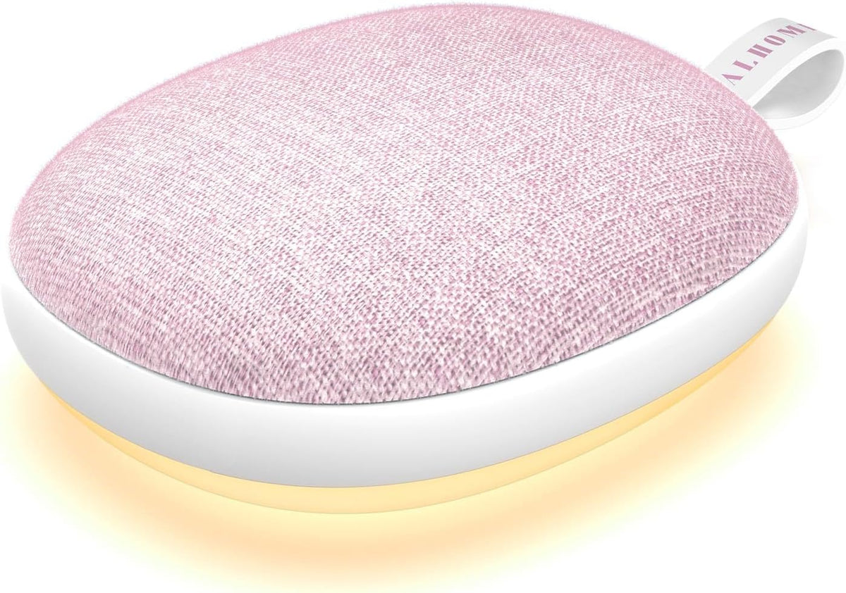Portable White Noise Sound Machine: Baby Sleep Soother, Bluetooth Speaker, Rechargeable Battery, 4-Speed Timer, 6 Soothing Sounds Adult Therapy Aid for Trave (Purple, Portable)