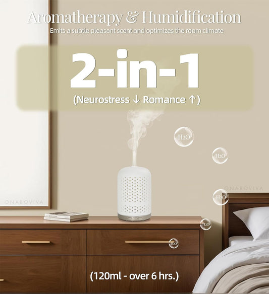 Essential Oil Diffuser - 2.4MHz Ultrasonic Glass Diffuser with Pulse/Continuous Mist & Night Light, Waterless Auto-Off, Silent Aromatherapy Diffuser for Home, Office, Yoga, Spa, Gifts & Home Decor.