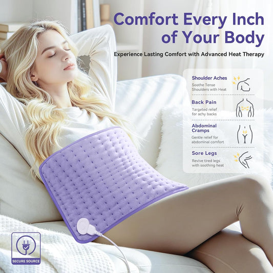 Electric Heating Pad for Back Pain Relief