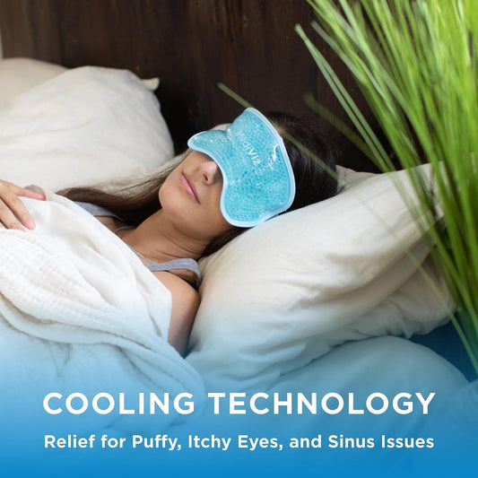 MediViz Cooling Gel Eye Mask, Blue