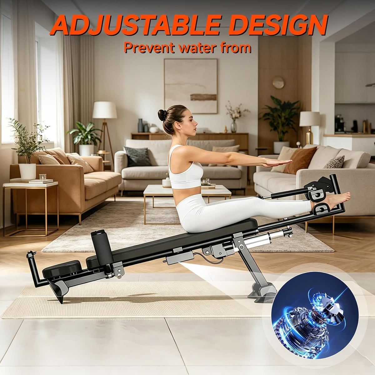 Motorized Spine Decompression Device - Stretching Table for Back Pain, Sciatica, Herniated Disc Relief & Spinal Posture Correction at Home