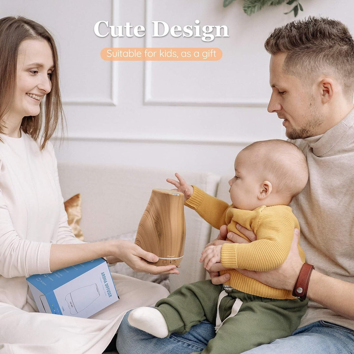 Homeweeks Essential Oil Diffuser for Room 100 ML