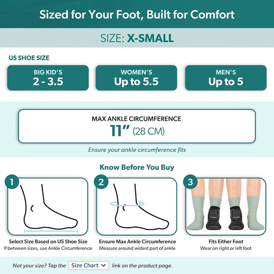 BraceAbility Plantar Fasciitis Night Splint Sock - Plantar Fascia Boot for Sleeping, Achilles Tendonitis Relief, Foot Drop, Heel Pain - Planter Facetious Brace for Women and Men - Black (L)