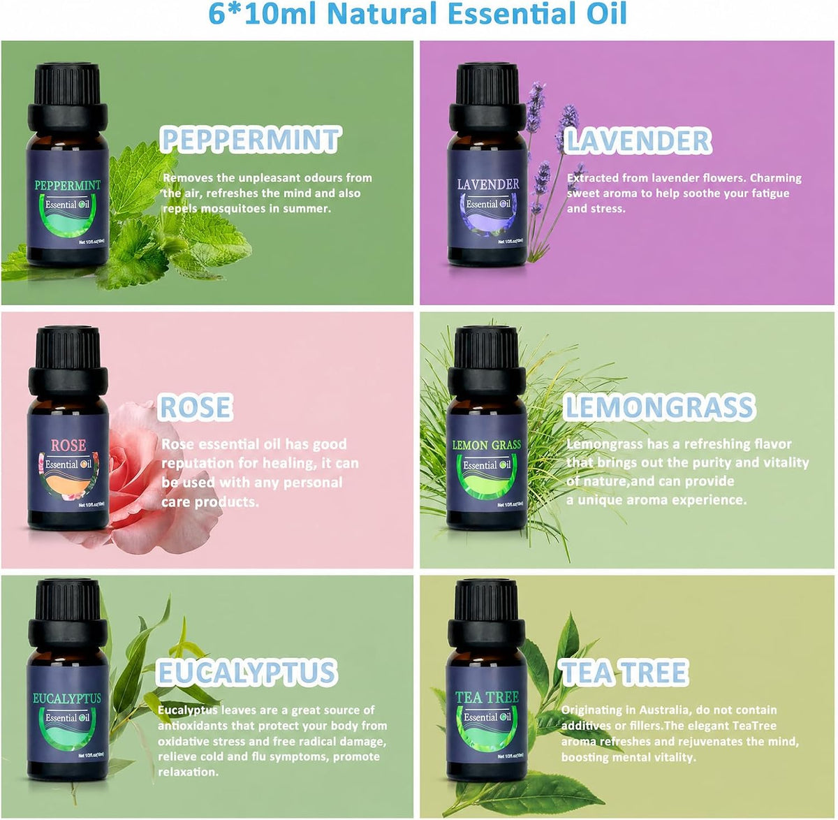 Essential Oil Diffuser - 150ML Metal Aromatherapy Diffuser for Essential Oils with 7 Colors Lights Gifts for Mom Auto Shut-Off & Ultrasonic Cool Mist Diffuser, Ambience for Home