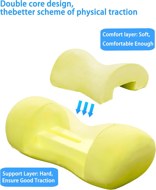 Bespilow Small Neck Roll Pillow for Sleeping, Neck Pillows for Pain Relief
