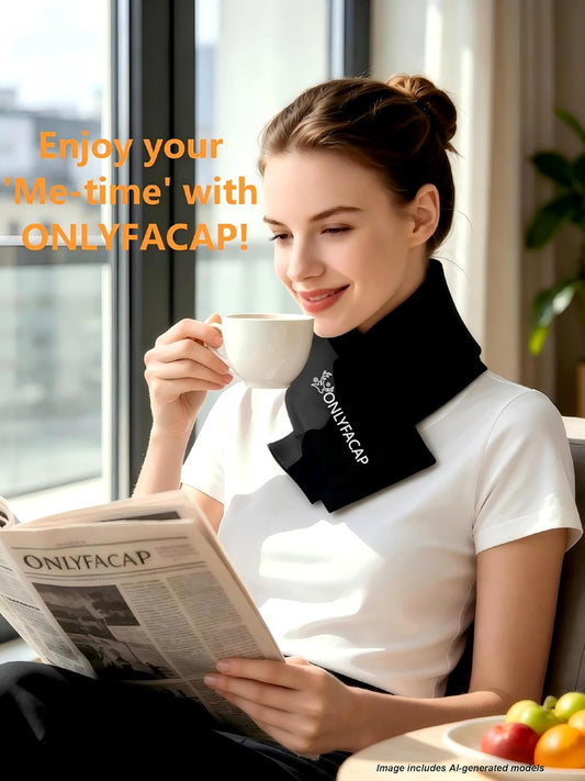 Flexible Neck Ice Pack Wrap,Gel Cold Therapy for Pain Relief | reusable,cool ice silk,stays cold 20 to 30 mins,dual hot & cold,hands-free, Ideas for tech neck, office workers and injuries