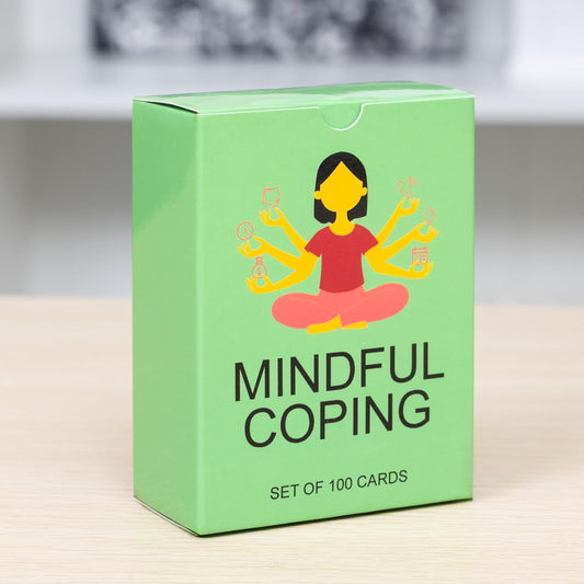 100 Coping Skills Cards for Teens & Adults, Ages 12+ – Mindfulness, Self-Care and Stress Management Activities for Emotional Wellness, Reflection and Calm