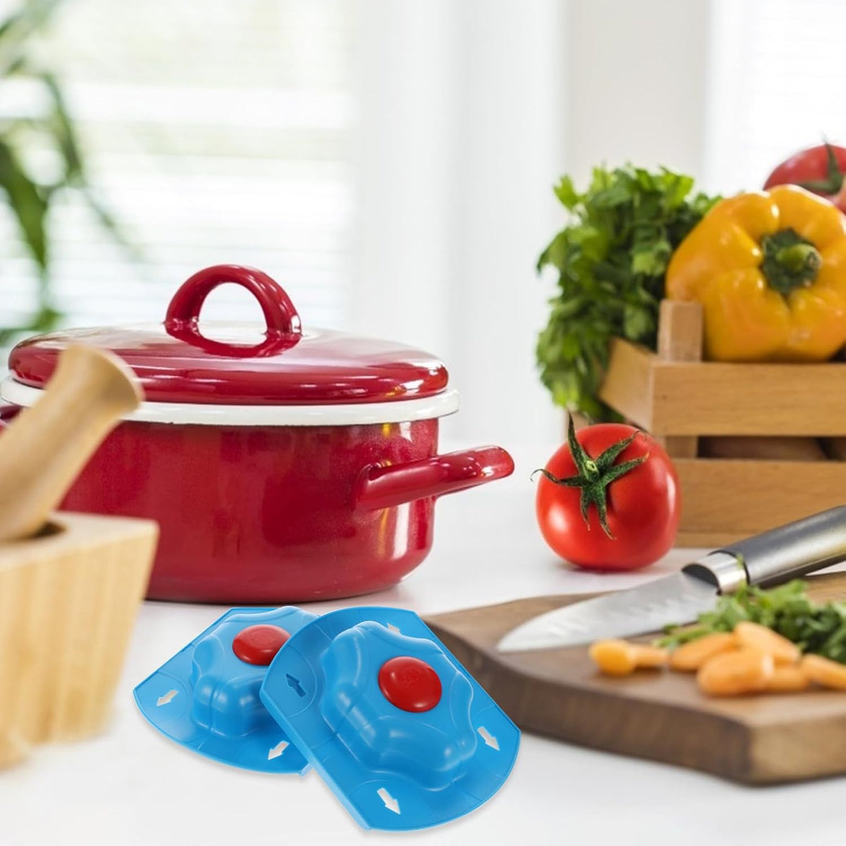 Multi-Functional Food Grater Finger Guard and Compact Food Slicer Safety Holder, 2pcs Protective Hand Guards for Kitchen Vegetable and Fruit Cutting Random Color