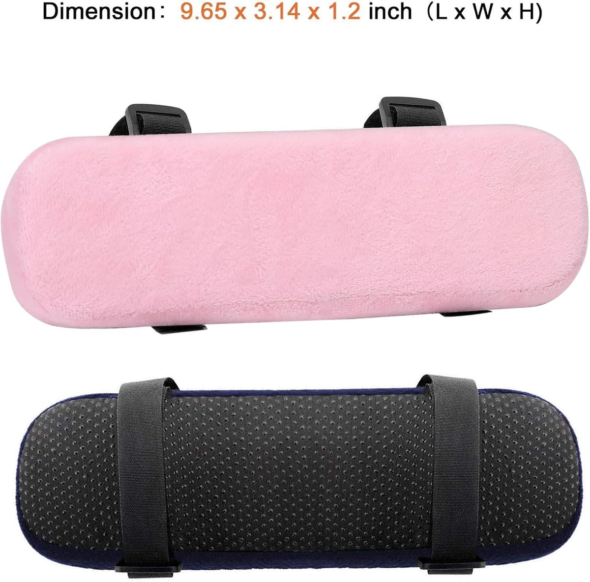MOSISO Chair Armrest Pads, Home/Office Chair Arm Rest Covers, Black