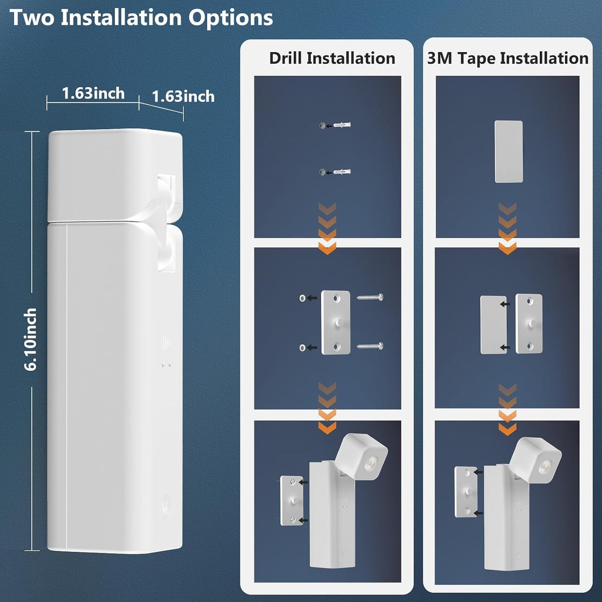 Rechargeable Battery Operated Wall Lights, Portable Cordless Wall Sconces